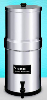 CWR Gravity-Feed Stainless-Steel Filter, Medium